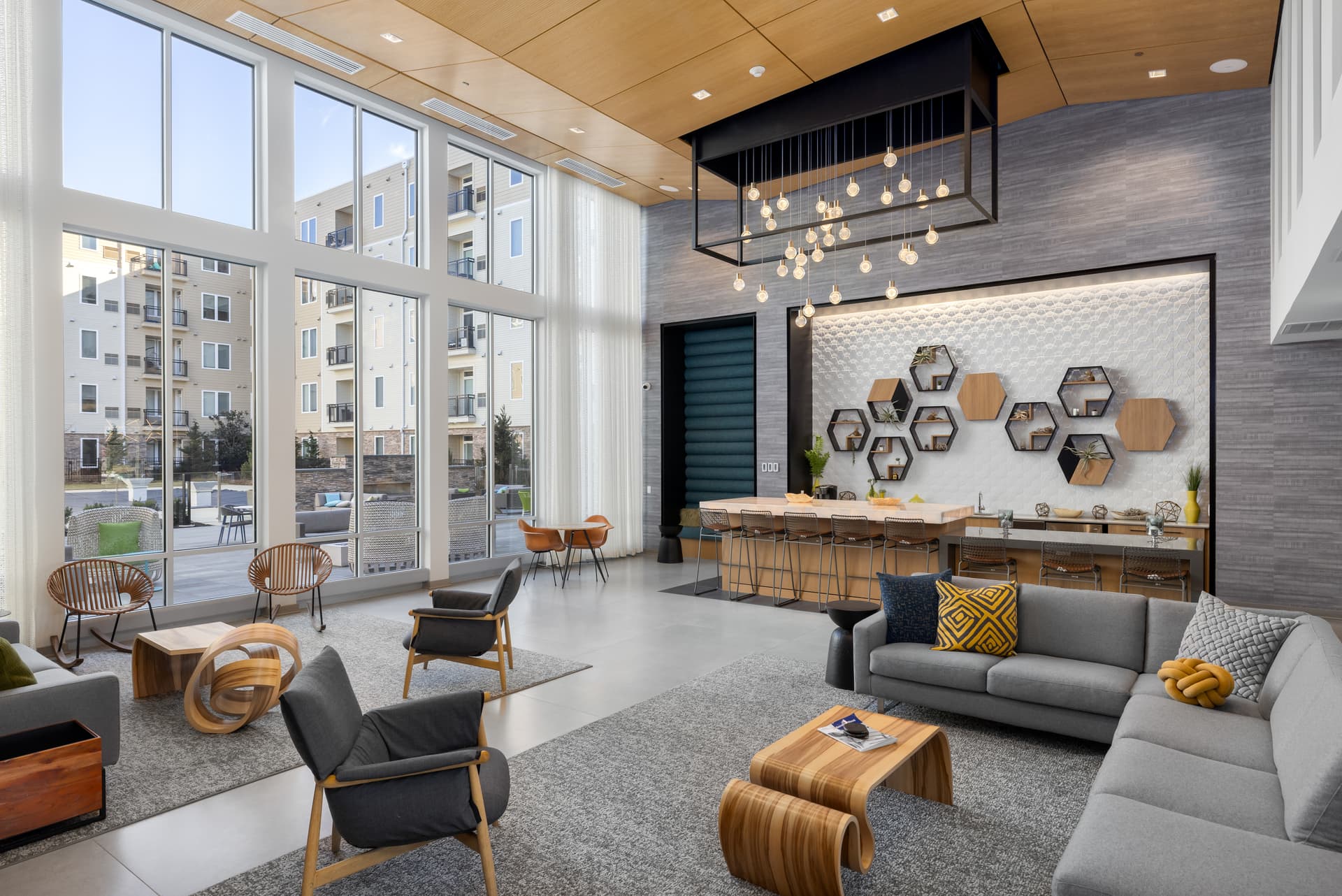 Corporate amenity lounge