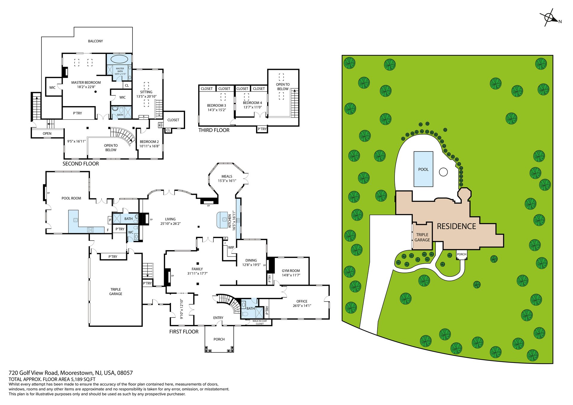 Floor plan and site plan, Steve Edwards Real Estate Photography