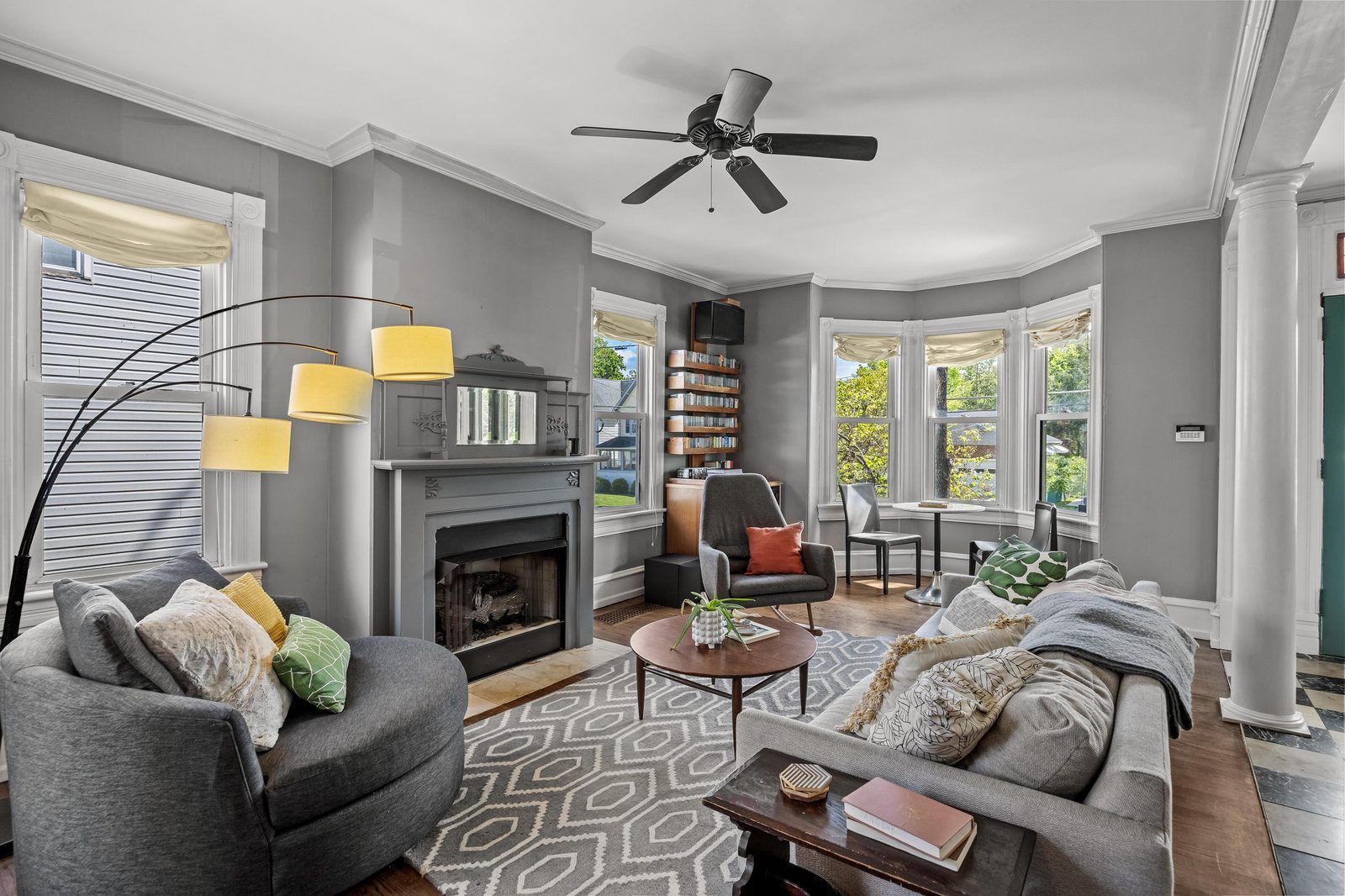 Living room bay window, Collingswood NJ