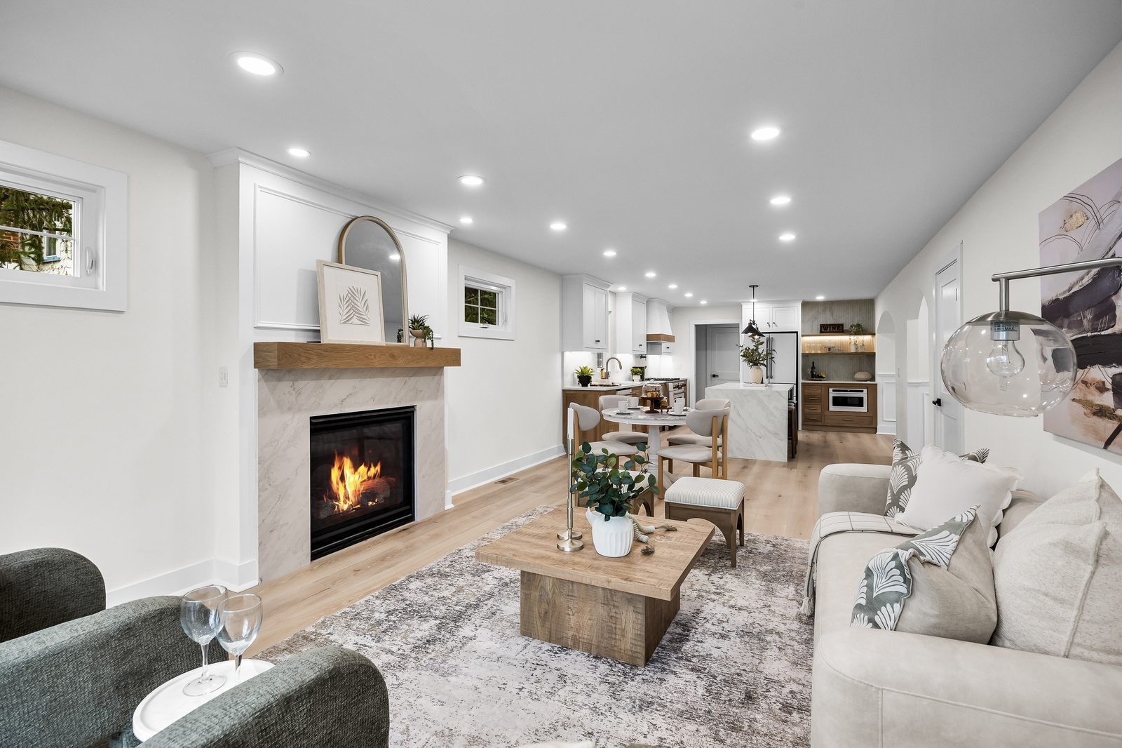 Open concept living, Haddonfield NJ