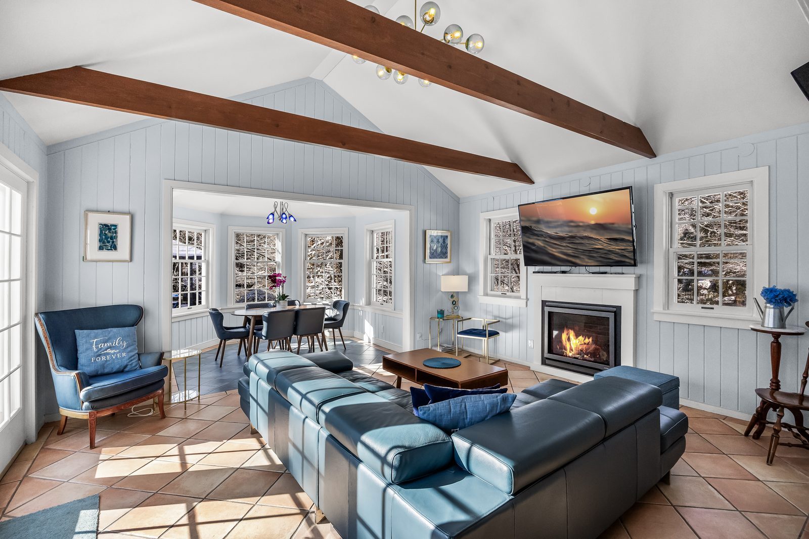 Coastal living room, Moorestown NJ