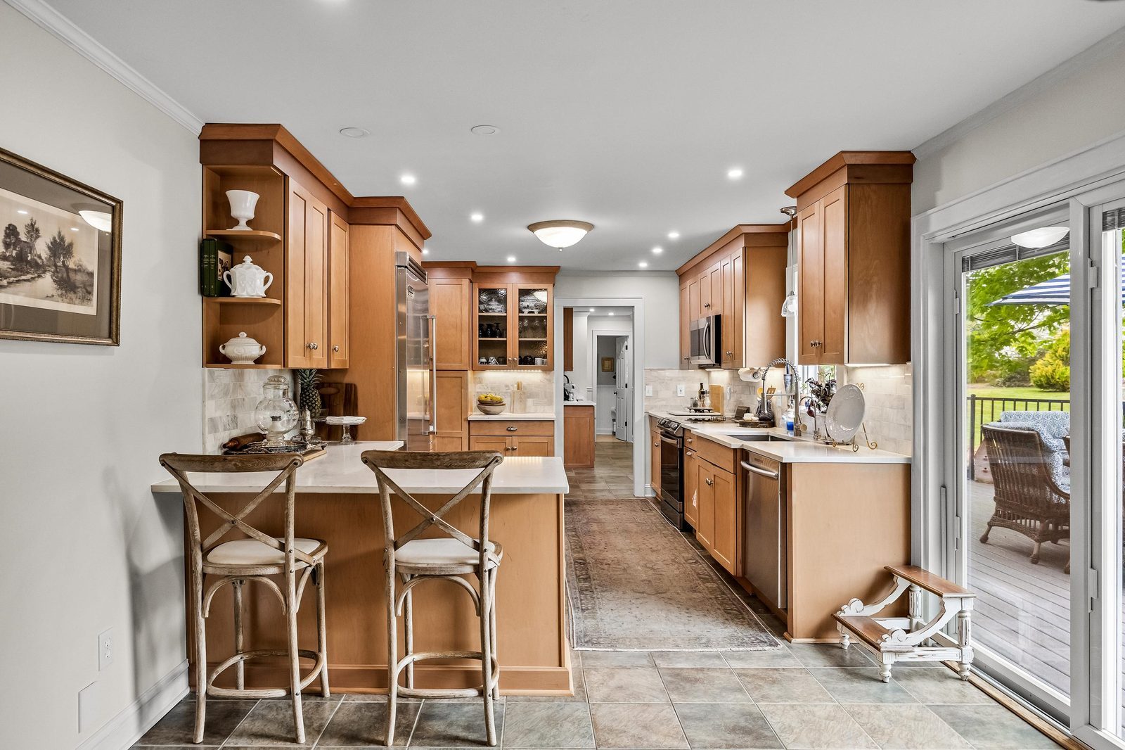Kitchen breakfast bar, Moorestown NJ