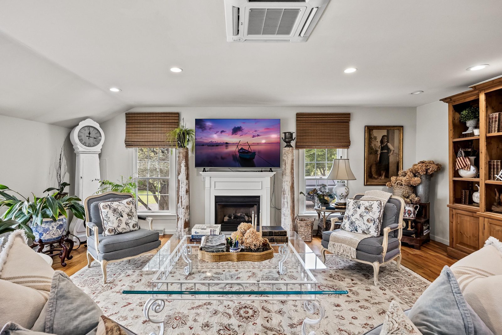 Sitting room fireplace, Moorestown NJ