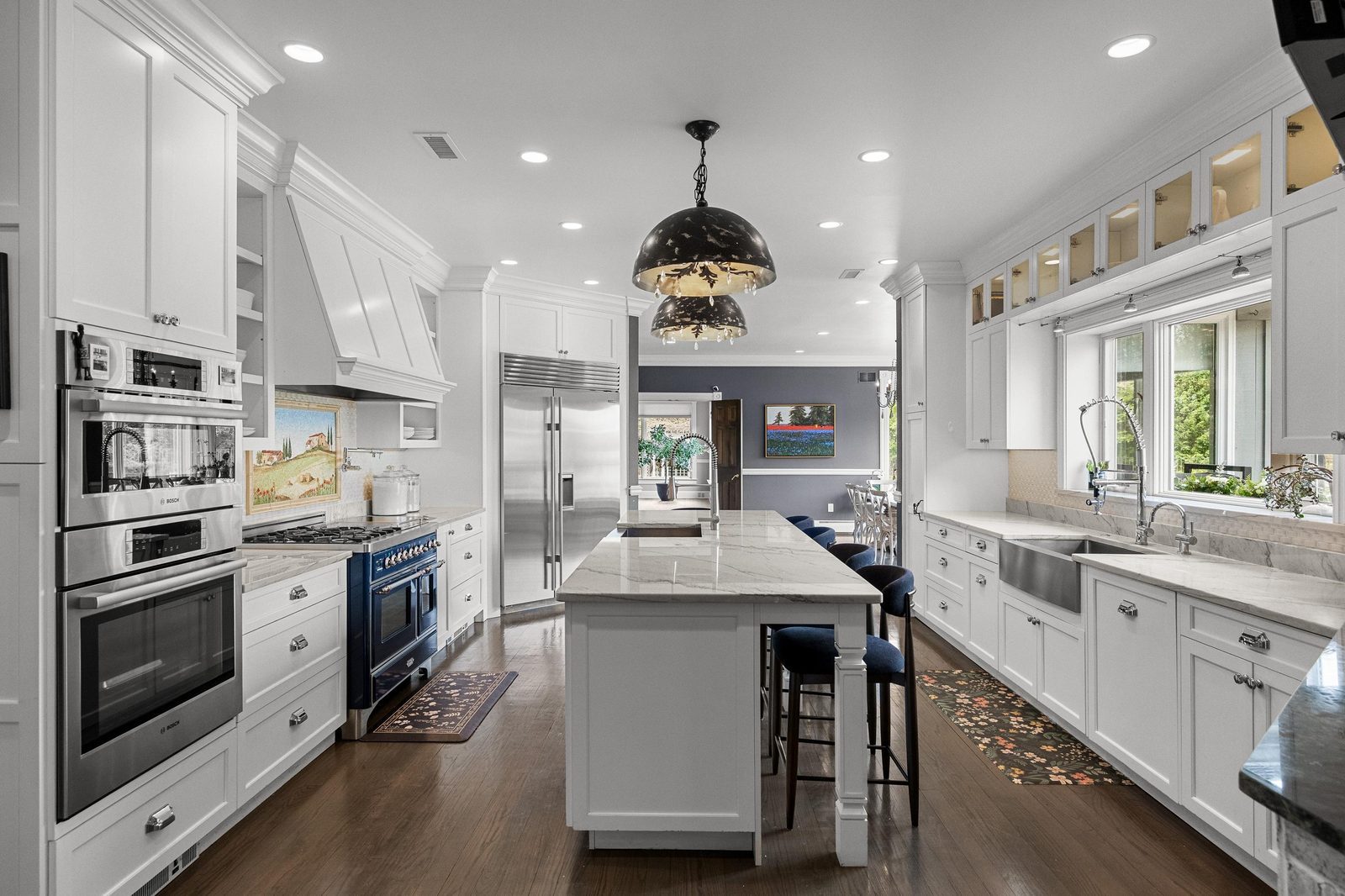 Luxury kitchen blue range, Shamong NJ